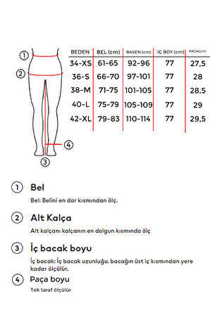 Kadın Kot Rengi 4S5-27 %100 Koton Straight Wide Leg Fit Denim Jean