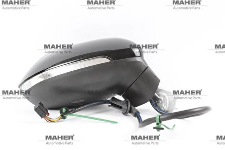 AYNA DIŞ DİKİZ PASSAT 2014 ELEKTRİKLİ,ISITMALI, ASTARLI, KATLANIR, HAFIZALI, YAN-ALT LAMBALI SAĞ 3G1857508CR9B9