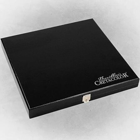 Cretacolor Black Box Drawing Set Premium Eskiz Çizim Seti 20'li Ahşap Kutu / 46040