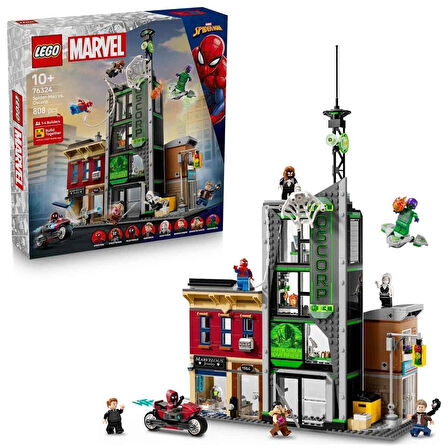 76324 Lego Marvel Örümcek Adam, Oscorpa Karşı 808 parça +10 yaş