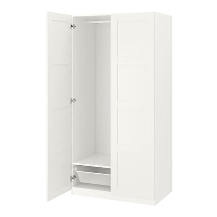 PAX gardırop, beyaz, 100x60x201 cm
