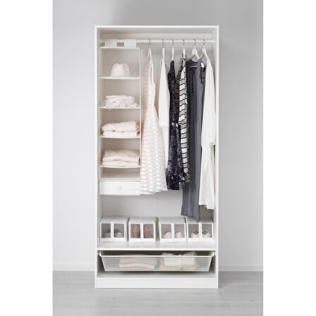 PAX gardırop, beyaz, 100x60x201 cm