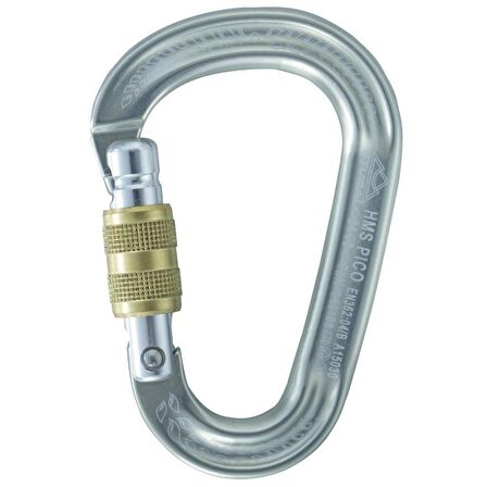 Stubai Hms Pico Easylock 21kN Silver Karabina