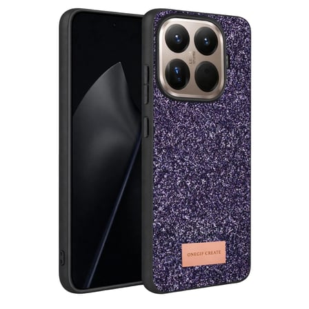 Onegif Xiaomi Mi 15T Pro Bright Simli Kapak - Derin Mor