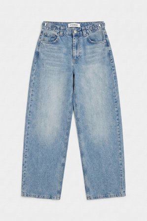 Kadın Açık Kot 4s6-32 Süper Baggy Fit Denim Jean