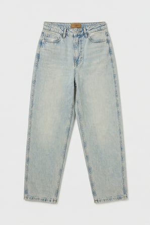 Kadın Kot Rengi 4s6-75 Relax Fit %100 Koton Denim Jean