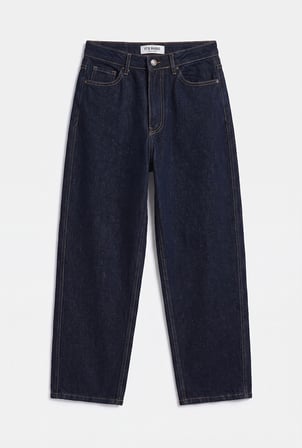 Kadın İndigo Selvedge 7w6-50 Relax Mood T33 Denim Jean