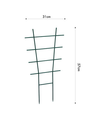 Bitki Desteği Saksılar İçin Plastik 57*31cm