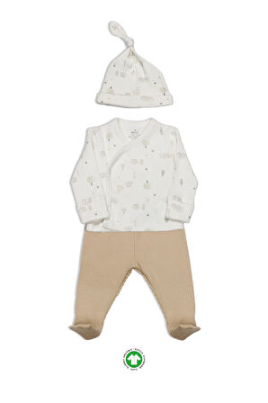 Bistyle Always Dream 3'Lü Zıbın Takım 13110 Ekru Bej