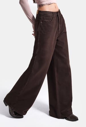 Kadın 6w6-81 Süper Baggy Fit Denim Jean
