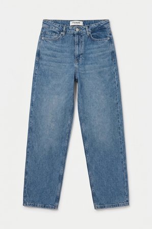 Kadın Mavi 4s6-4 Relax Fit Esnek Kumaş Denim Jean