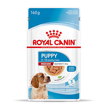 Royal Canin Medium Puppy Gravy Yavru Köpek Konservesi 140 Gr 