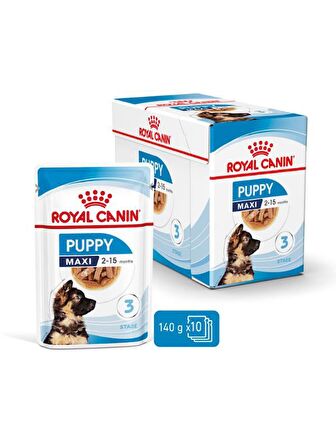 Royal Canin Maxi Puppy Yaş Maması 10X140 Gr