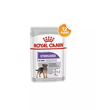 Royal Canin CCN Sterilised Loaf Yaş Köpek Maması 85 gr x 12 adet