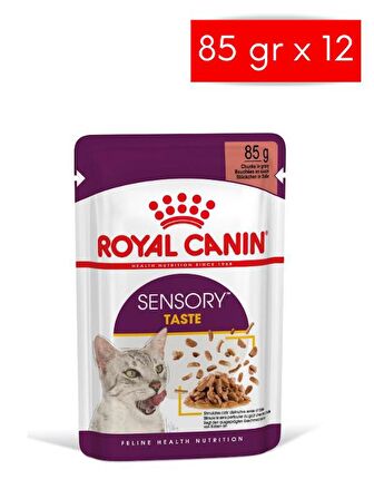 Royal Canin Sensory Taste Gravy 85 Grx12 Adet Kedi Konservesi