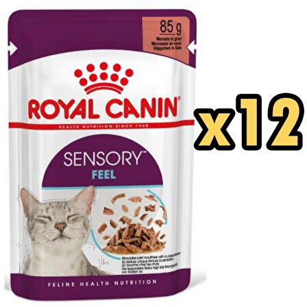 Royal Canin Sensory Feel Gravy 85 gr x 12 Adet