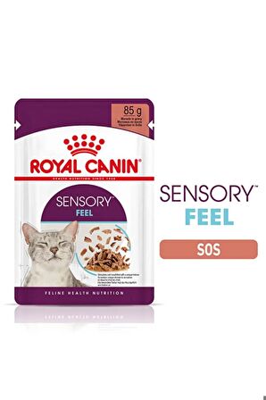 Royal Canin Sensory Feel in Gravy Adult Kedi Konservesi 12X85 