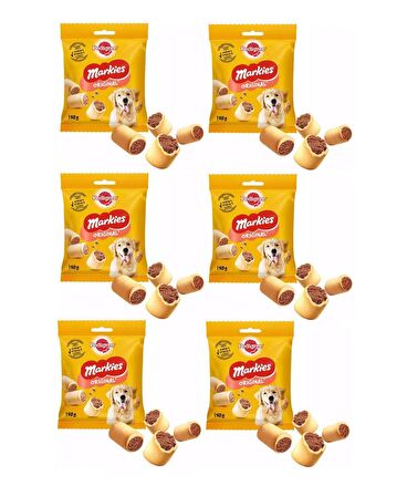 Pedigree Markies Kırmızı Etli Yetişkin Bisküvi 6x150 gr 