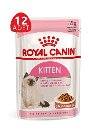 Royal Canin Kitten Gravy Pouch Yavru Kedi Maması 85 Gr x 12 adet