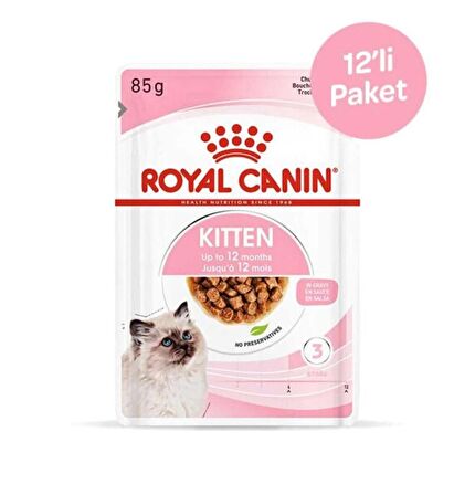 Royal Canin Cat Fhn Kitten Gravy Kedi Konservesi 12x85 gr