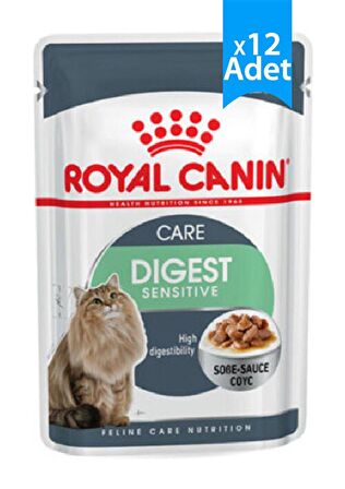 Royal Canin Digest Sensitive Hassas Kediler İçin Yaş Mama 85 Gr x 12 adet