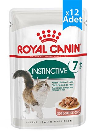 Royal Canin İnstinctive +7 Gravy Pouch Yaş Kedi Maması 85 Gr x 12 adet