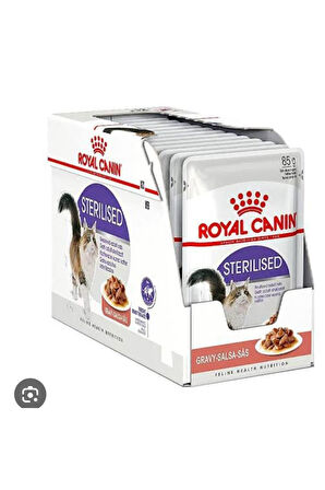 Royal Canin Sterilised Gravy Kısır Kedi Pouch Yaş Mama 85 gr x 12 Adet