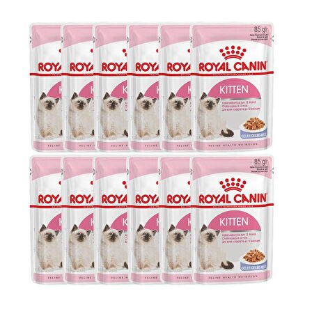 ROYAL CANIN KITTEN JELLY 85G x 12 Adet