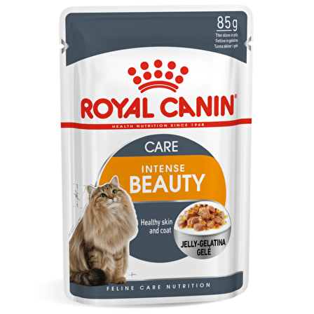 Royal Canin Jelly Intense Beauty 85 gr 12'li Yetişkin Kedi Yaş Maması