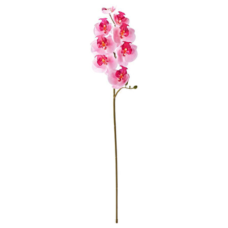 Yapay çiçek, pembe, 60 cm, Orkide, iç/dış mekan