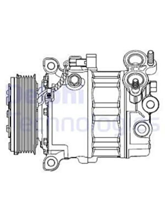 KLIMA KOMPRESOR KOMPLE FORD C MAX 11 1.6 TDCI  FOCUS III 11 1.6 TDCI  S MAX 1.6 TDCI 11 MONDEO 1.