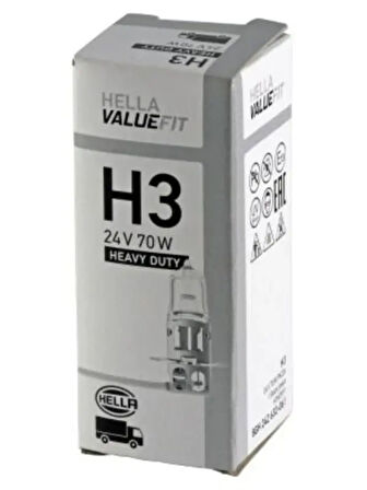 AMPUL H3 HALOJEN  24V/70W  H3-  PK22S  DAF/IRISBUS/IVECO/MAN/MERCEDES/NEOPLAN/RENAULT/SCANIA/VOLVO