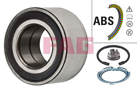 TEKER RULMANI ON RENAULT MEGANE CLIO CAPTUR KANGOO LOGAN SANDERO / MERCEDES CITAN W415 / NISSAN MIC RA K12 2003-2010 / NOTE E11 2006-2012 ABS LI 402104249R A4153340700 7701207677