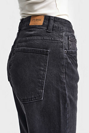Kadın Koyu Füme Renk 2w5-1 Flare Fit Komfort Kumaş İç Boy 83cm Denim Jean