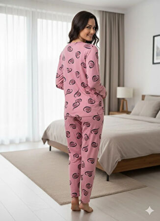 KADIN BÜYÜK BEDEN PİJAMA TAKIMI