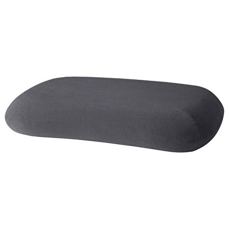 Ergonomik yastık kılıfı, gri, 29x43 cm