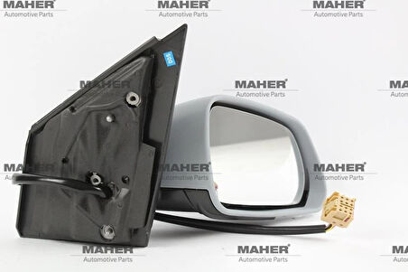 AYNA DIŞ DİKİZ POLO 2005-2009 ELEKTRİKLİ, ISITMALI, SİNYALLİ, ASTARLI SAĞ 6Q1857508AJ9B9