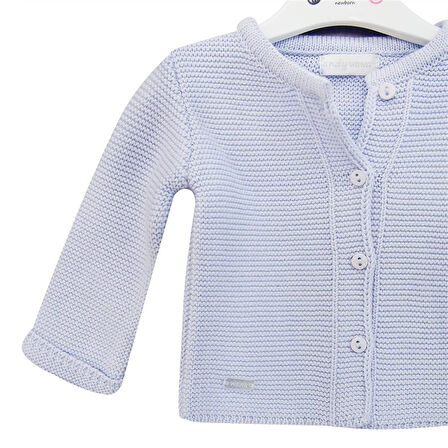 Andywawa AC24333 Basic Bebe Ceket Blue