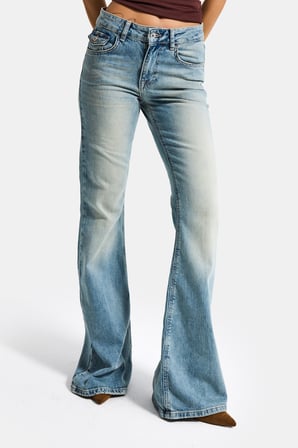 Kadın A.Tint 4s6-32 SLN05 Mid Rise Flare Fit Orta Bel Esnek Kumaş Dnim Jean