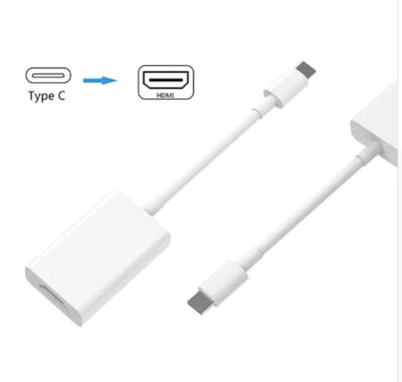 Type-c To Hdmı çevirici dönüştürücü kablo type-c den tv-monitör projeksiyona görüntü aktarım