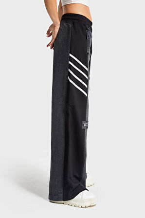 Kadın Füme Renk 2w5-1 Straight Fit Çift Parça Denim Jean