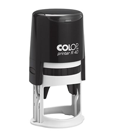 COLOP R40 YUVARLAK SİYAH KASA SİYAH KEÇE - 40MM