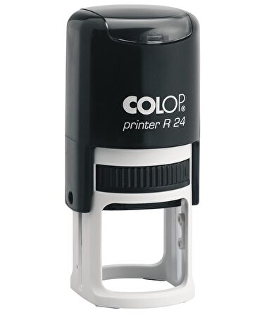 COLOP R24 YUVARLAK SİYAH KASA SİYAH KEÇE - 24MM