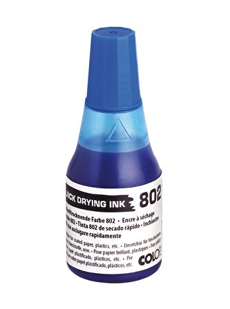 COLOP 802 25ML ÇABUK KURUYAN MÜREKKEP MAVİ