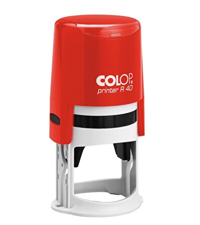 COLOP R40 YUVARLAK KIRMIZI KASA KIRMIZI KEÇE - 40MM