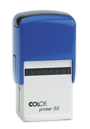 COLOP PRINTER 53 MAVİ KASA SİYAH KEÇE - 30X45MM