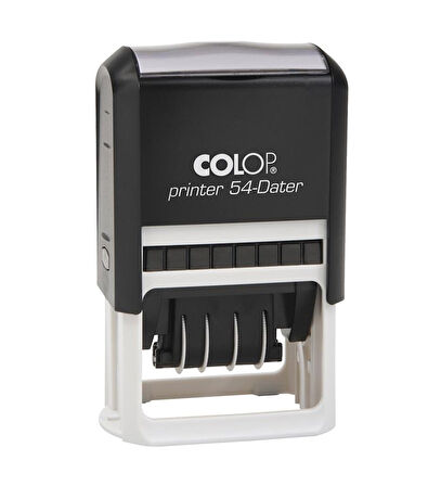 COLOP PRINTER 54 TARİH KAŞE(TR) SİYAH KASA SİYAH KEÇE - 40X50MM
