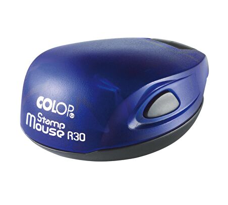 COLOP STAMP MOUSE R30 MAVİ KASA MAVİ KEÇE - 30MM