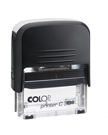 COLOP PRINTER C30 SİYAH KASA SİYAH KEÇE - 18X47MM