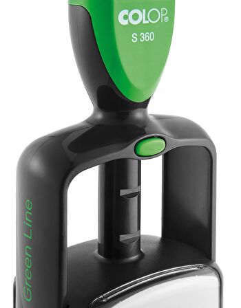 COLOP S 360 GREEN LINE TARİH KAŞE(ENG) MAVİ KEÇE